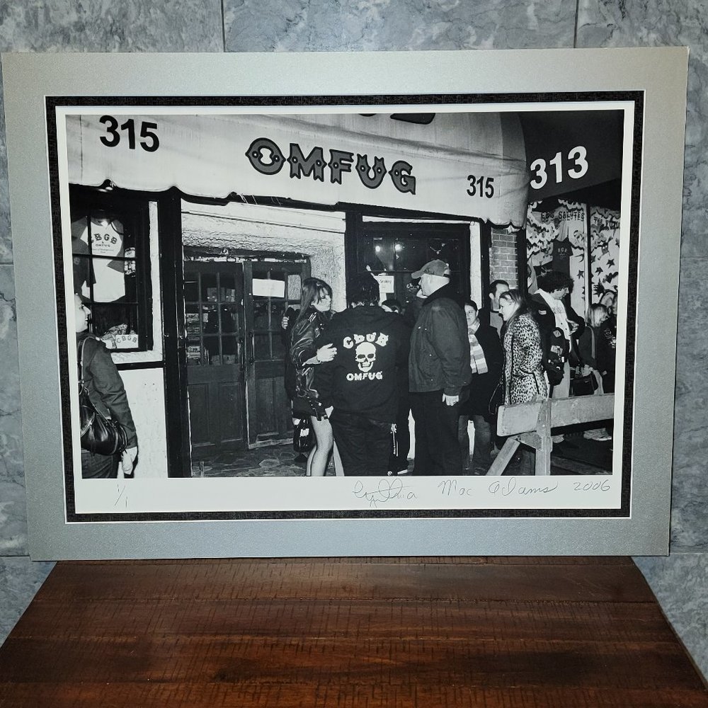 CGBG OMFUG Unique Signed Print From Closing, October, 2006 by Cynthia Mac Adams